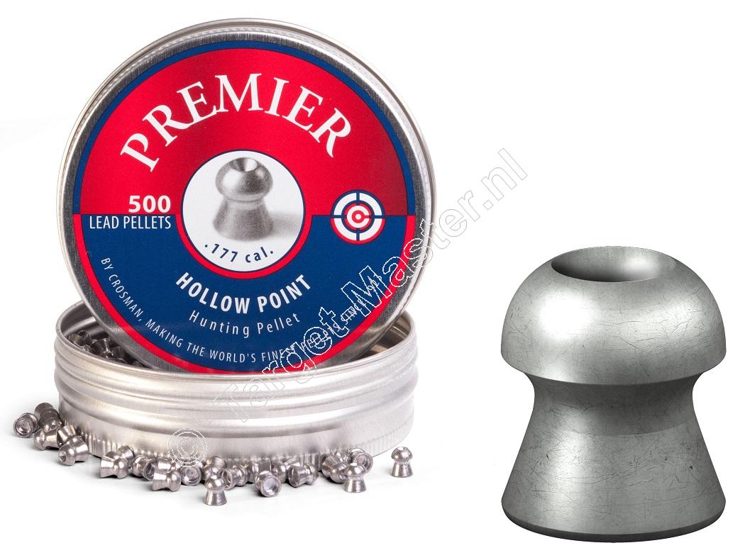 Crosman Premier Hollow Point 4.50mm Airgun Pellets tin of 500